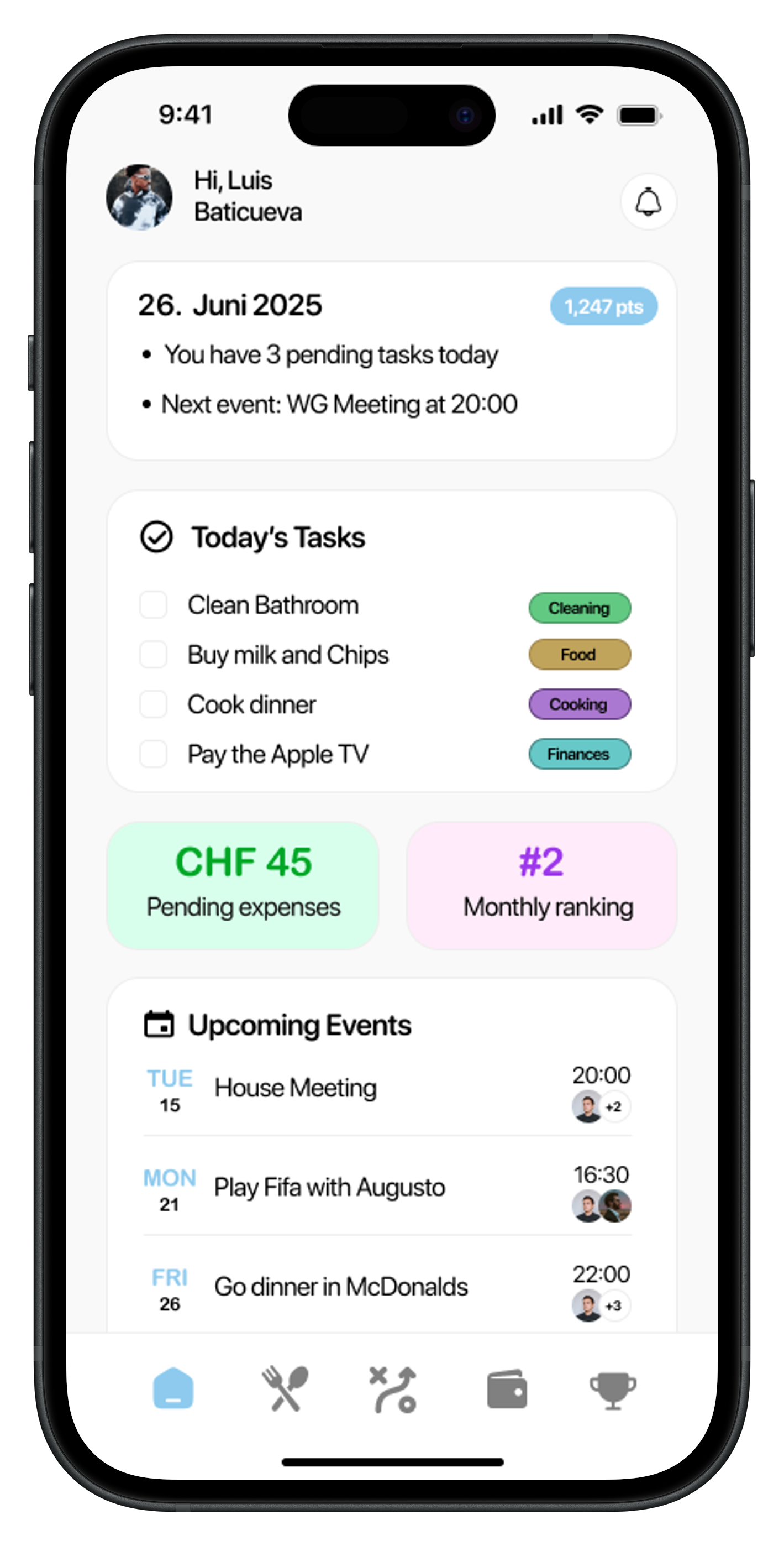 Homiex App Screenshot